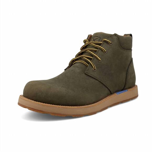 NEW TWISTED X men's cellstretch wedge sole boot in olive